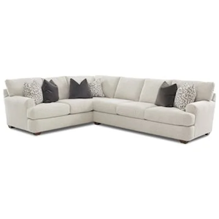 Two Piece Sectional Sofa with LAF Corner Sofa